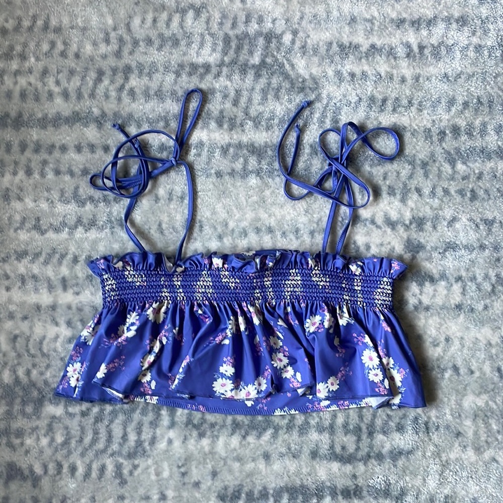 LoveShackFancy Dorothea Bikini Top